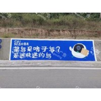 河北路北墙面喷绘广告公司 户外墙体广告 美丽乡村墙体标语