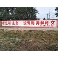 溧水墙体广告 建材墙体广告喷绘 农村墙布广告