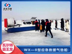 基层防灾灵活运用水陆两栖救援气垫船图1